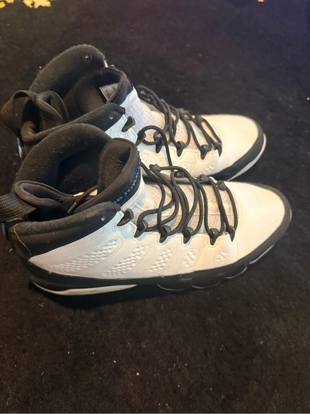 Jordan Men's Athletic Shoes White and Black